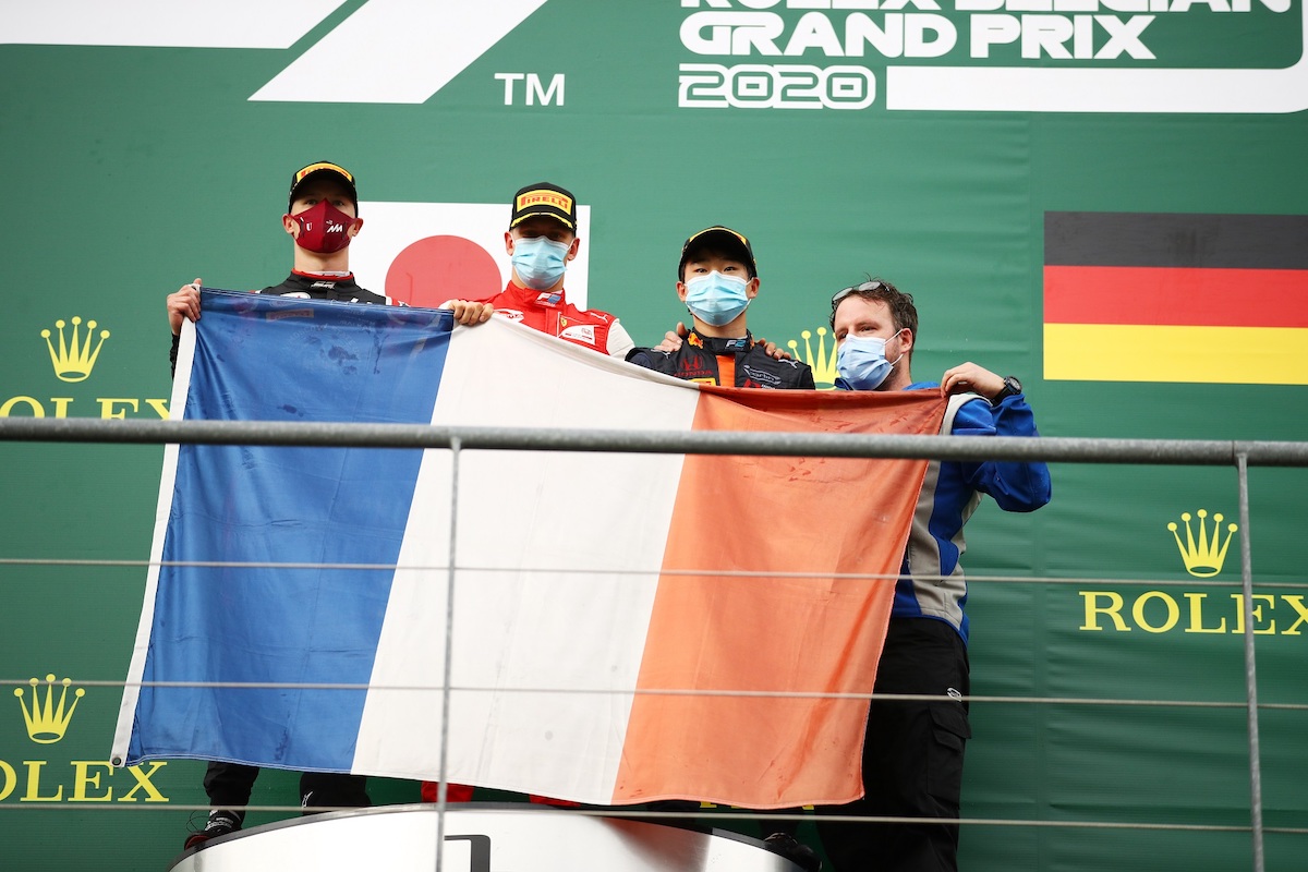 Mazepin, Schumacher and Tsunoda podium FIA F2 2020 Spa