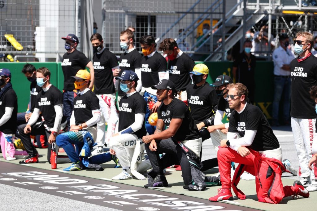 La FIA intègre "End Racism" à la cérémonie d'avant-course