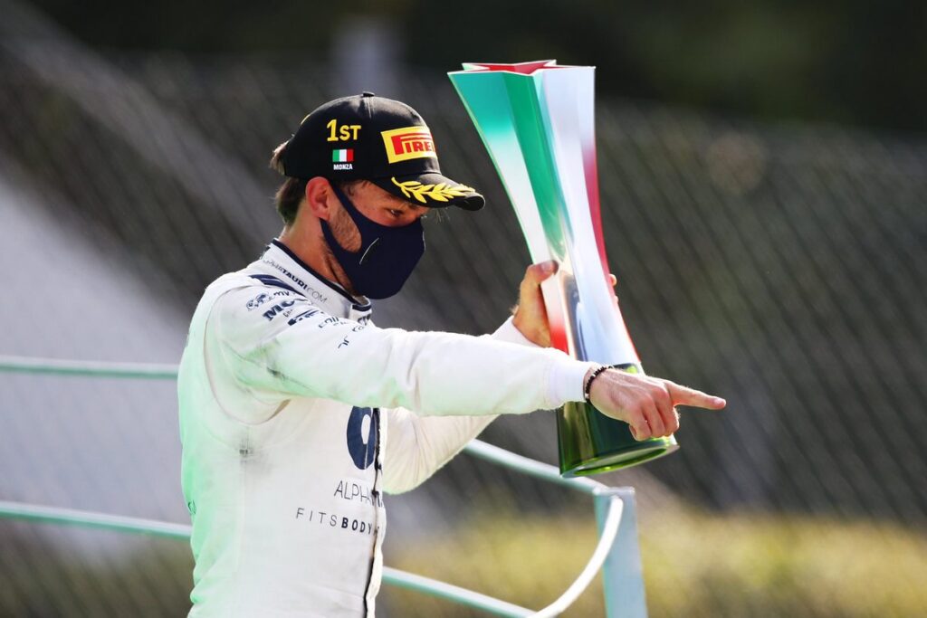La réaction des parents de Pierre Gasly après sa victoire