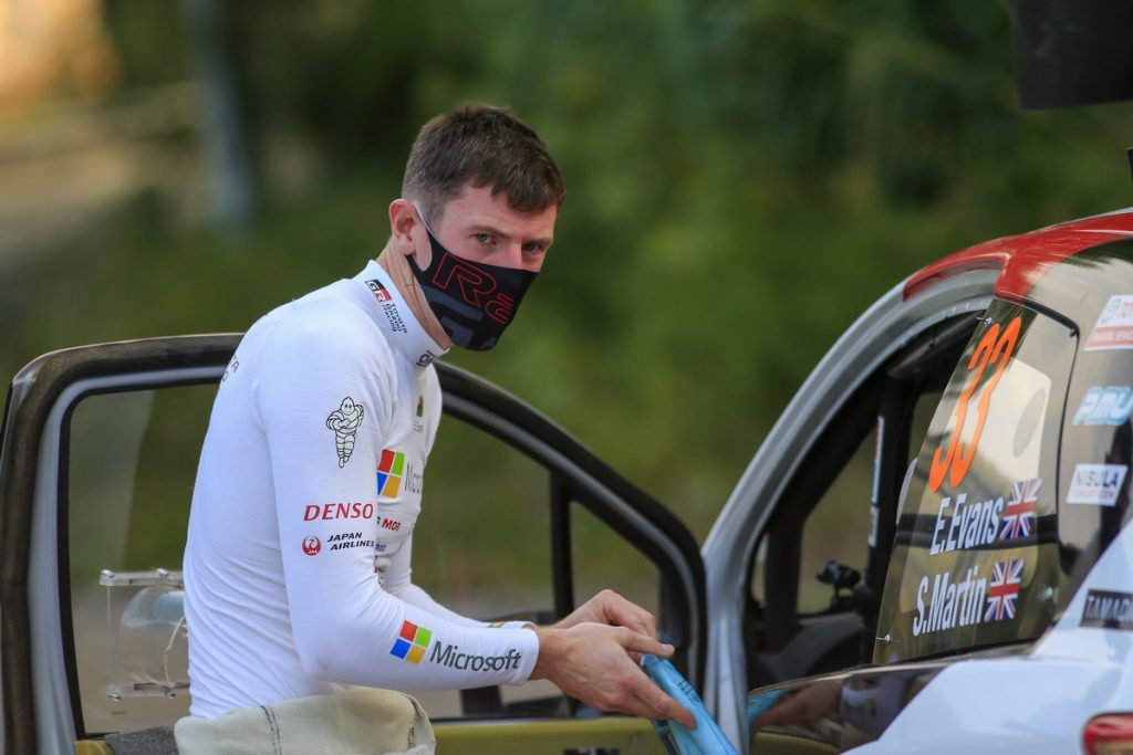 Elfyn Evans, leader du championnat WRC, reste prudent