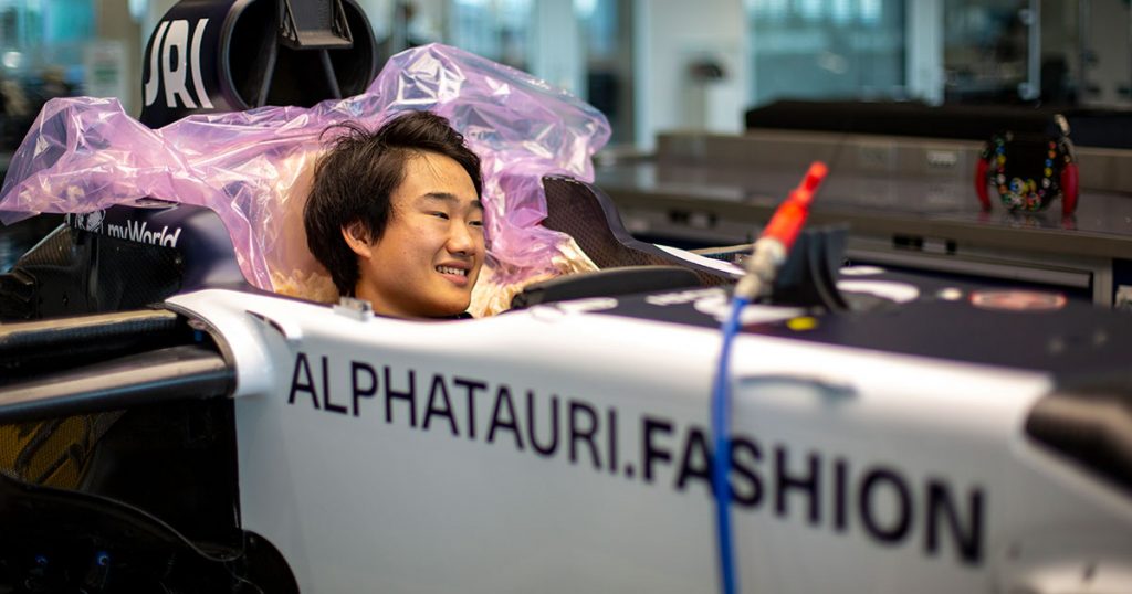 Yuki Tsunoda a moulé son baquet, un test à Imola le 4 novembre