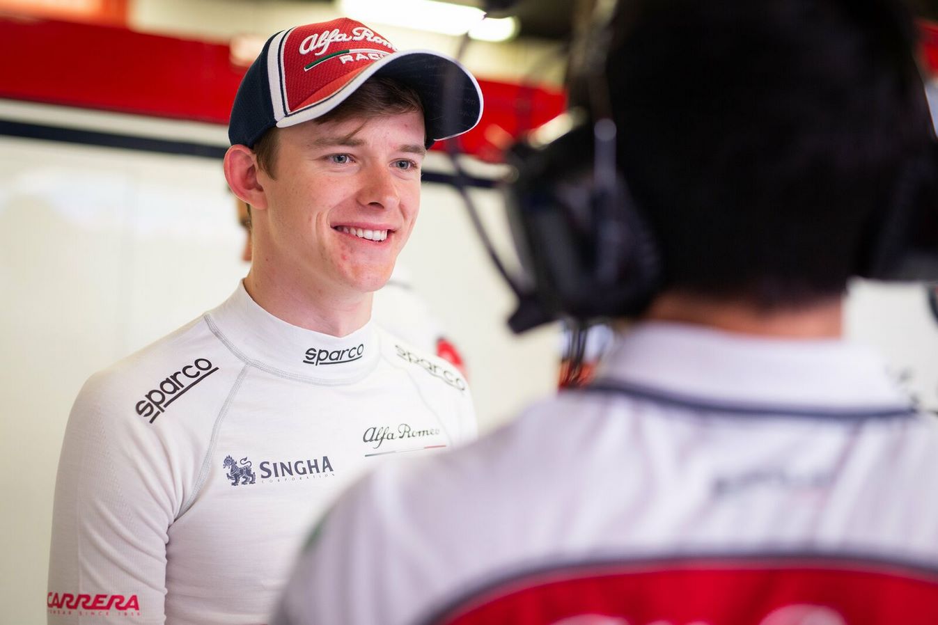 Callum Ilott en test chez Alfa Romeo à Abu Dhabi