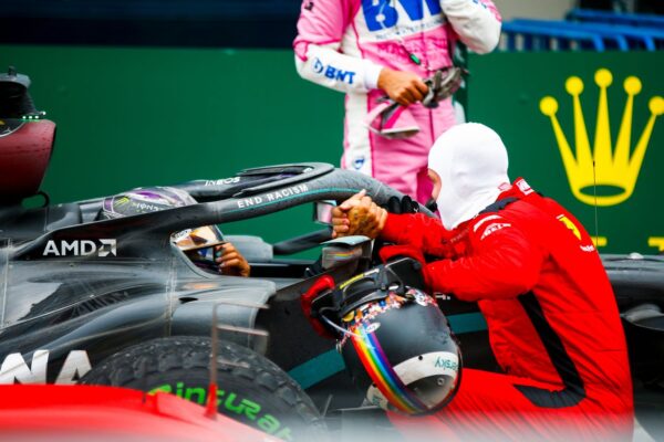 Ce que Sebastian Vettel a déclaré à Lewis Hamilton après course