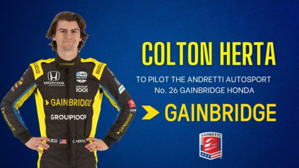 Colton Herta sera dans la Andretti n°26 avec Gainbridge