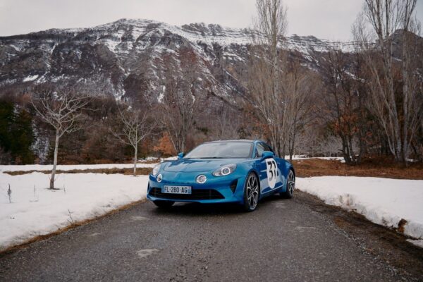 Esteban Ocon en démo avec l'Alpine A110S au Monte-Carlo