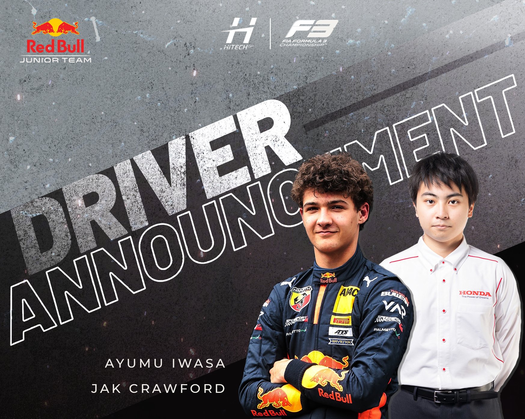 Hitech GP FIA F3 drivers 2021