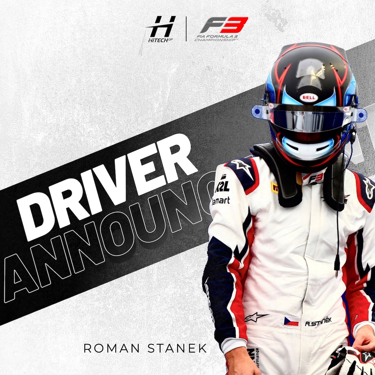Roman Stanek FIA F3 2021 Hitech GP