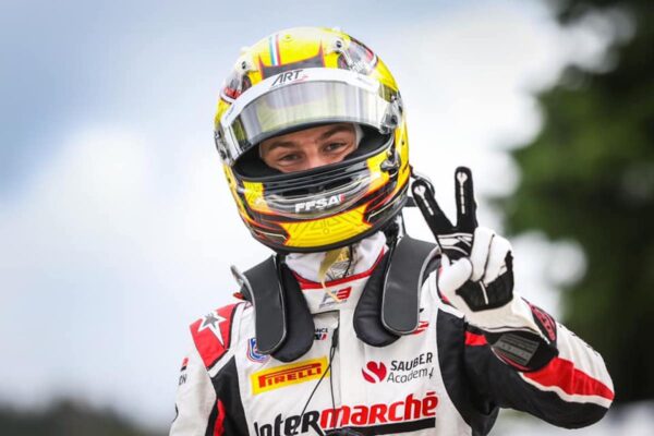 Théo Pourchaire en FIA F2 avec ART Grand Prix