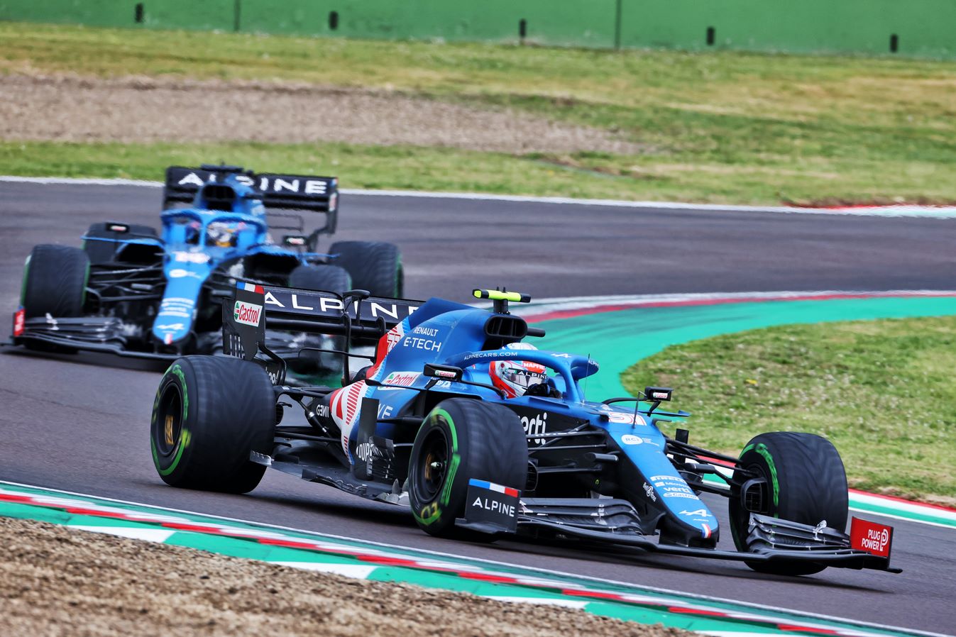 Les deux Alpine pour la première fois dans les points, à Imola