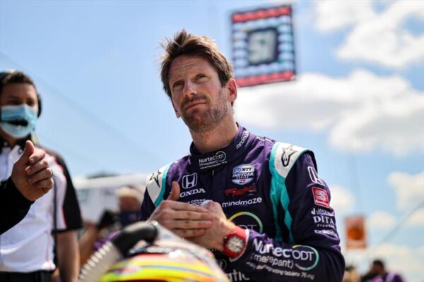 GMR Grand Prix : Romain Grosjean en pole position