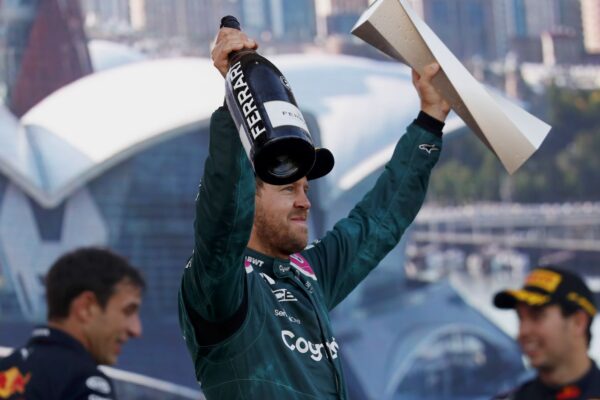 Vettel : "je suis aux anges avec ce podium !"
