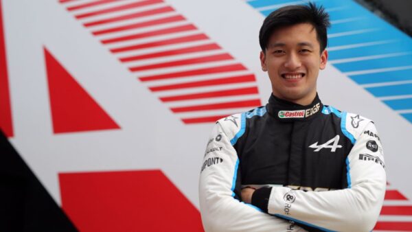 Guanyu Zhou chez Alpine aux Libres 1 en Autriche