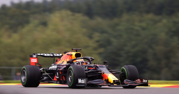 Grand Prix de Belgique, EL3 : Verstappen sous la pluie