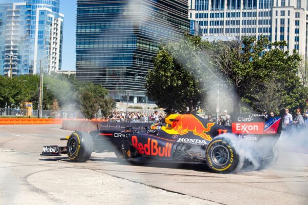 Pérez en démonstration à Dallas pour Red Bull Racing