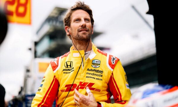 Grosjean a apprécié son roulage sur l'ovale d'Indianapolis