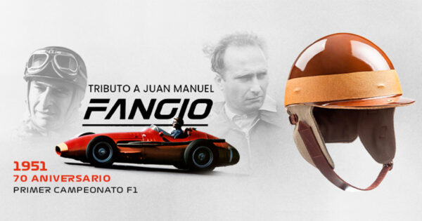 Le poleman à Mexico recevra une réplique du casque de Fangio