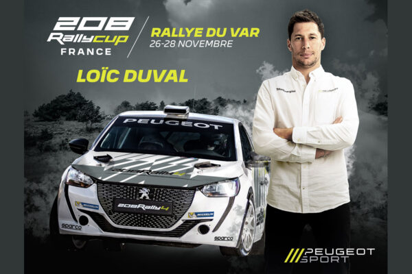 Duval participera à la 208 Rally Cup au Rallye du Var