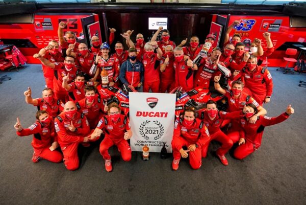 Nouveau titre constructeurs pour Ducati en MotoGP