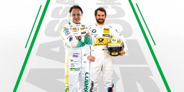 Felipe Massa associé à Timo Glock en Stock Car brésilien