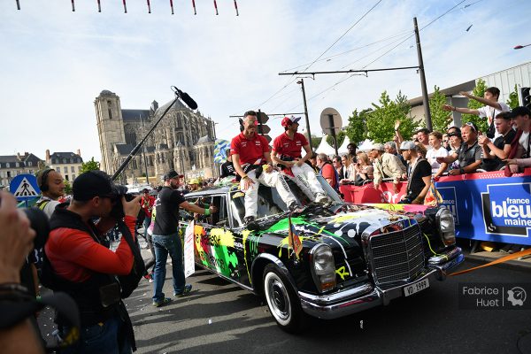 La parade des pilotes de retour aux 24 Heures du Mans