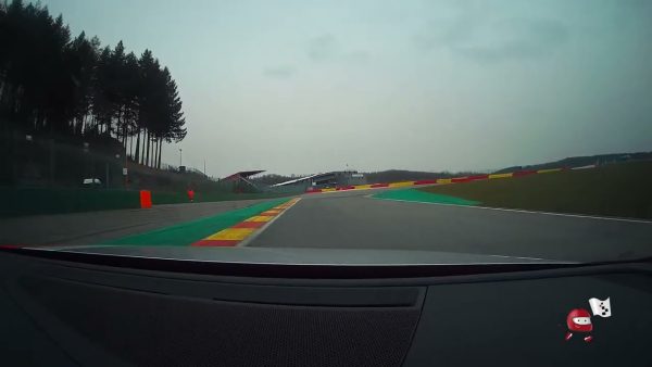 Caméra embarquée sur le tracé rénové de Spa-Francorchamps
