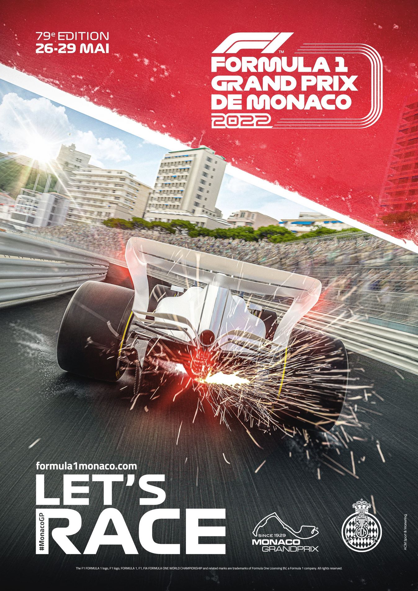 Affiche Officielle Grand Prix De Monaco 2022 