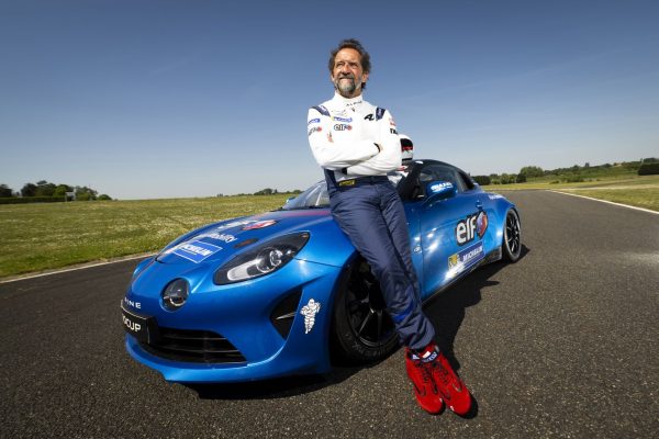 Stéphane de Groodt en Alpine Elf Europa Cup à Magny-Cours