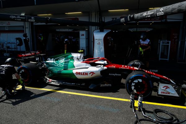 Alfa Romeo Racing avec une livrée spéciale à Baku