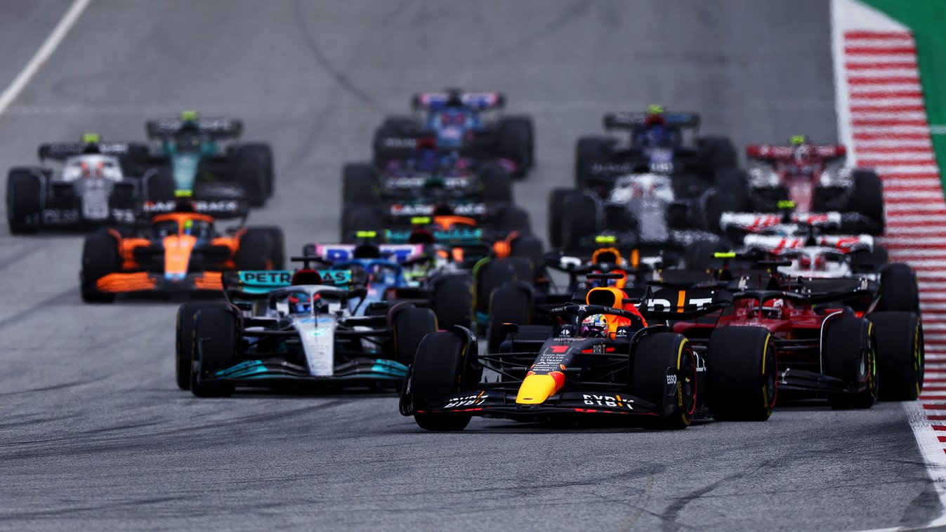 Le départ du Grand Prix d'Autriche 2022