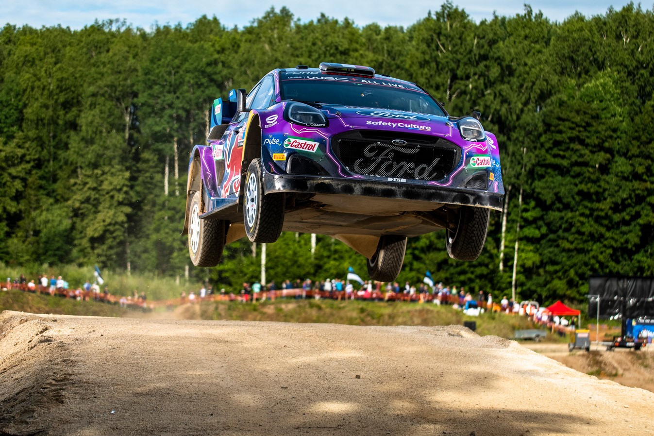 Adrien Fourmaux sur l'avant-dernière journée du Rallyes d'Estonie 2022