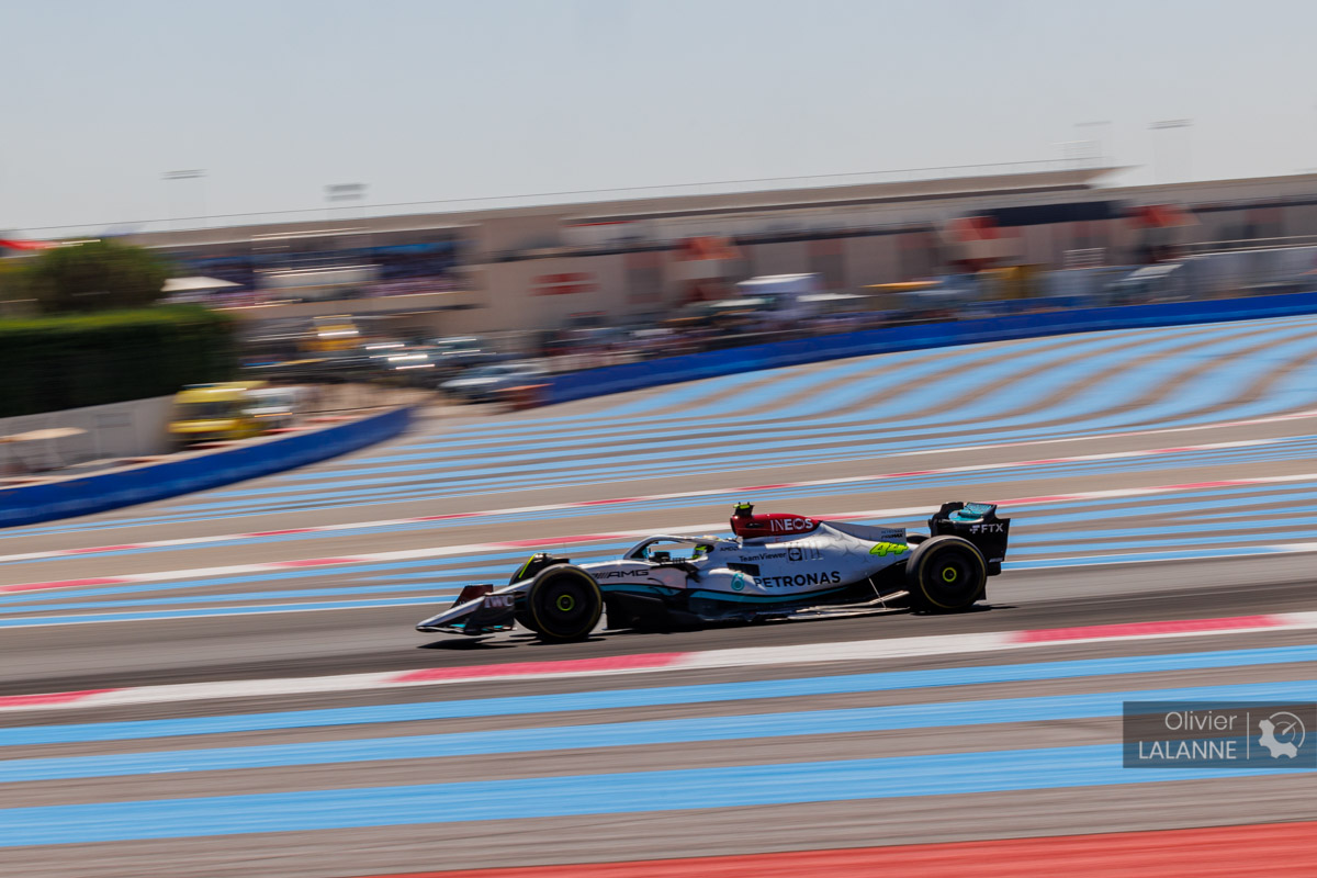 Lewis Hamilton lors du Grand Prix de France 2022