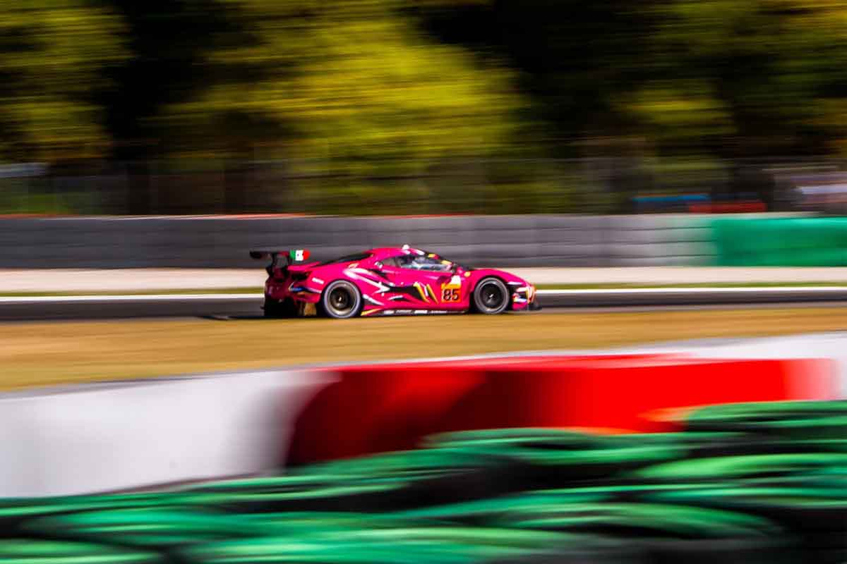 La Ferrari des Iron Dames lors des 6 Heures de Monza 2022