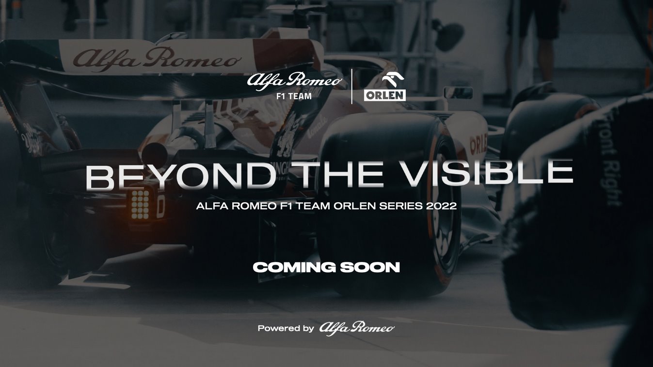 Affiche du docu-sérié "Beyond the Visible" d'Alfa Romeo Racing