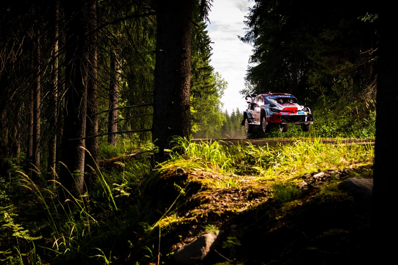 Esapekka Lappi lors de la première journée du Rallye de Finlande 2022