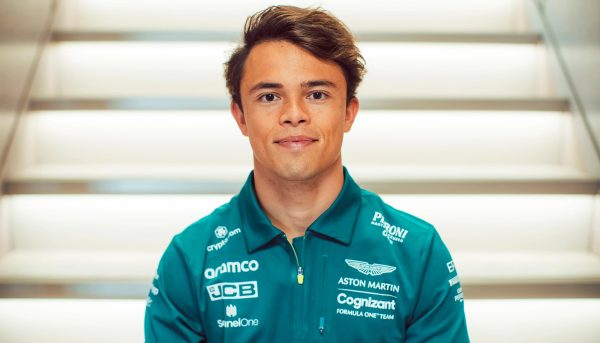 Nyck de Vries dans l'Aston Martin aux EL1 à Monza