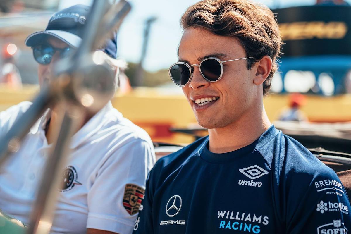 Nyck de Vries pilote Williams lors de la parade du Grand Prix Italie F1