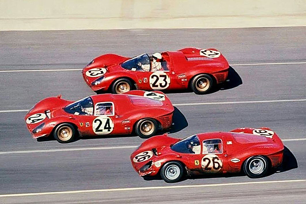 Le triplé Ferrari aux 24 Heures de Daytona 1967