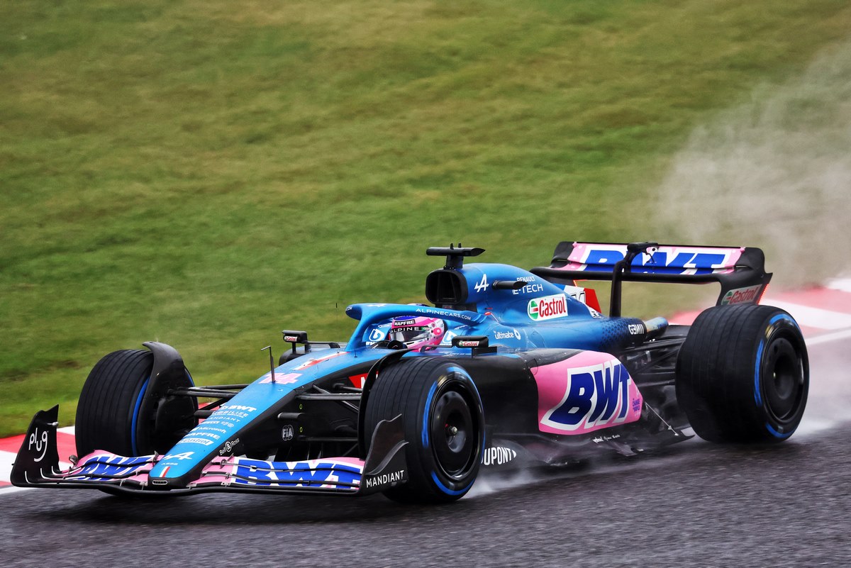 Fernando Alonso au Grand Prix du Japon 2022