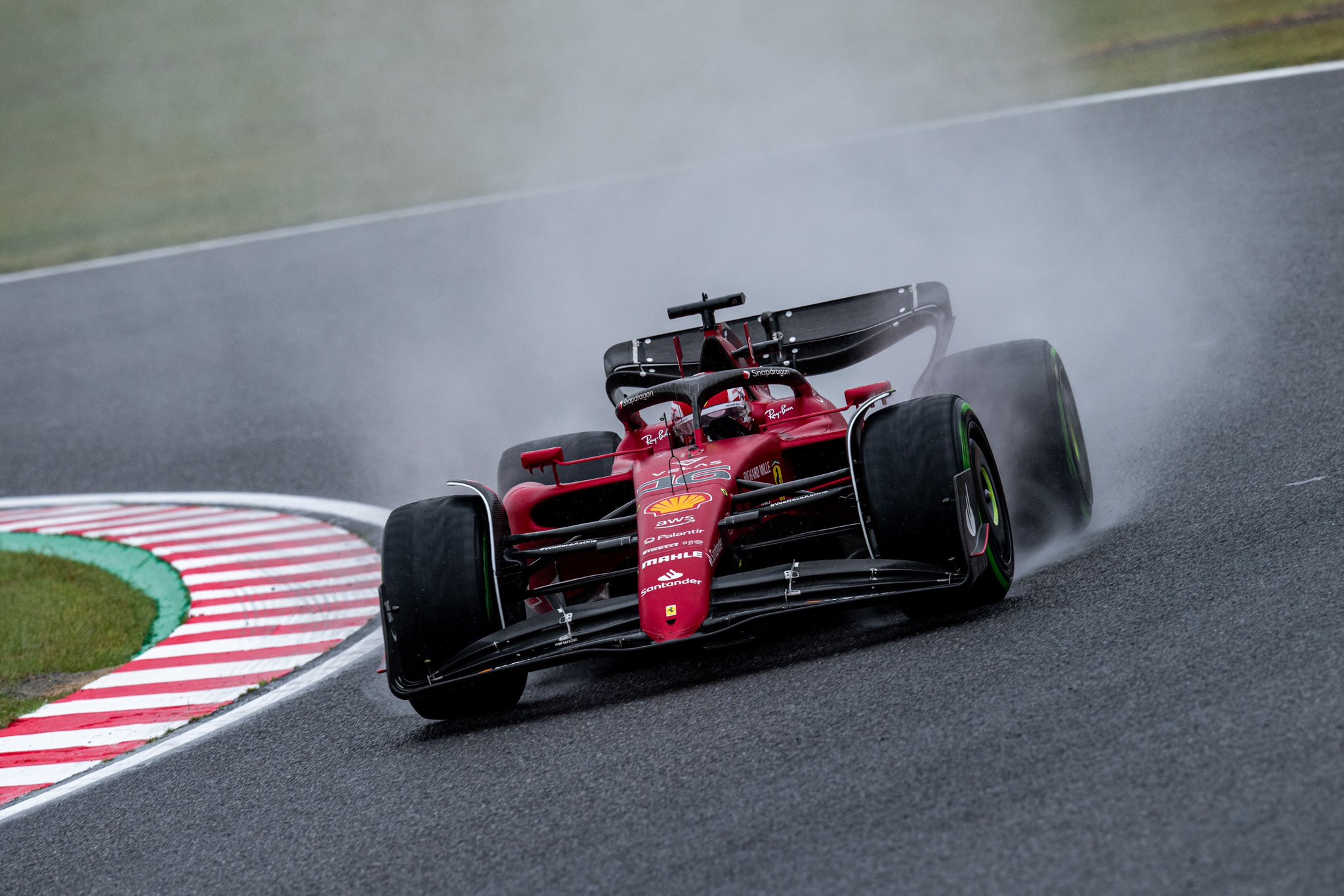 Charles Leclerc aux EL2 du Grand Prix du Japon 2022