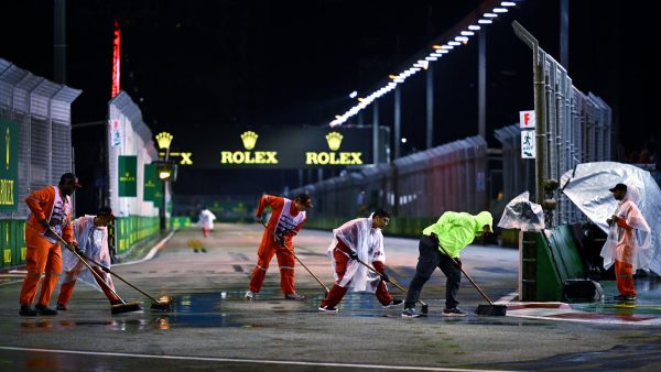 La pluie décale le départ du Grand Prix de Singapour