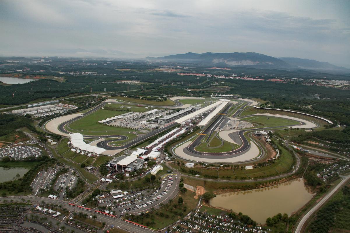 Circuit de Sepang en Malaisie