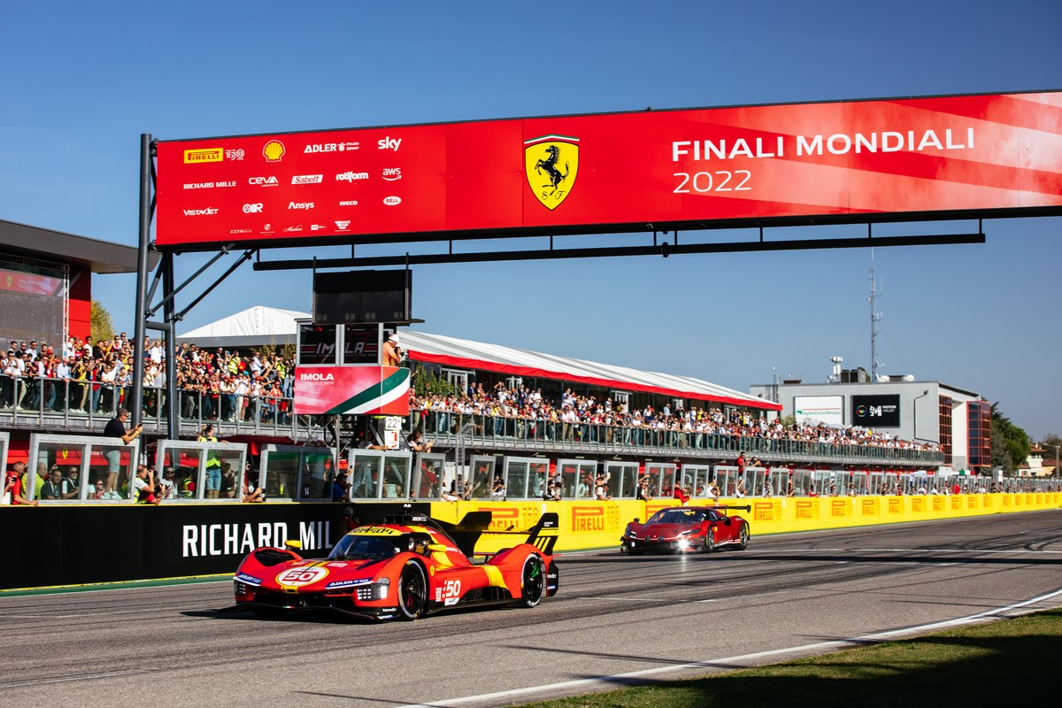 La Ferrari 499P et la Ferrari 296 GT3 présentes au Ferrari Finali Mondiali 2022