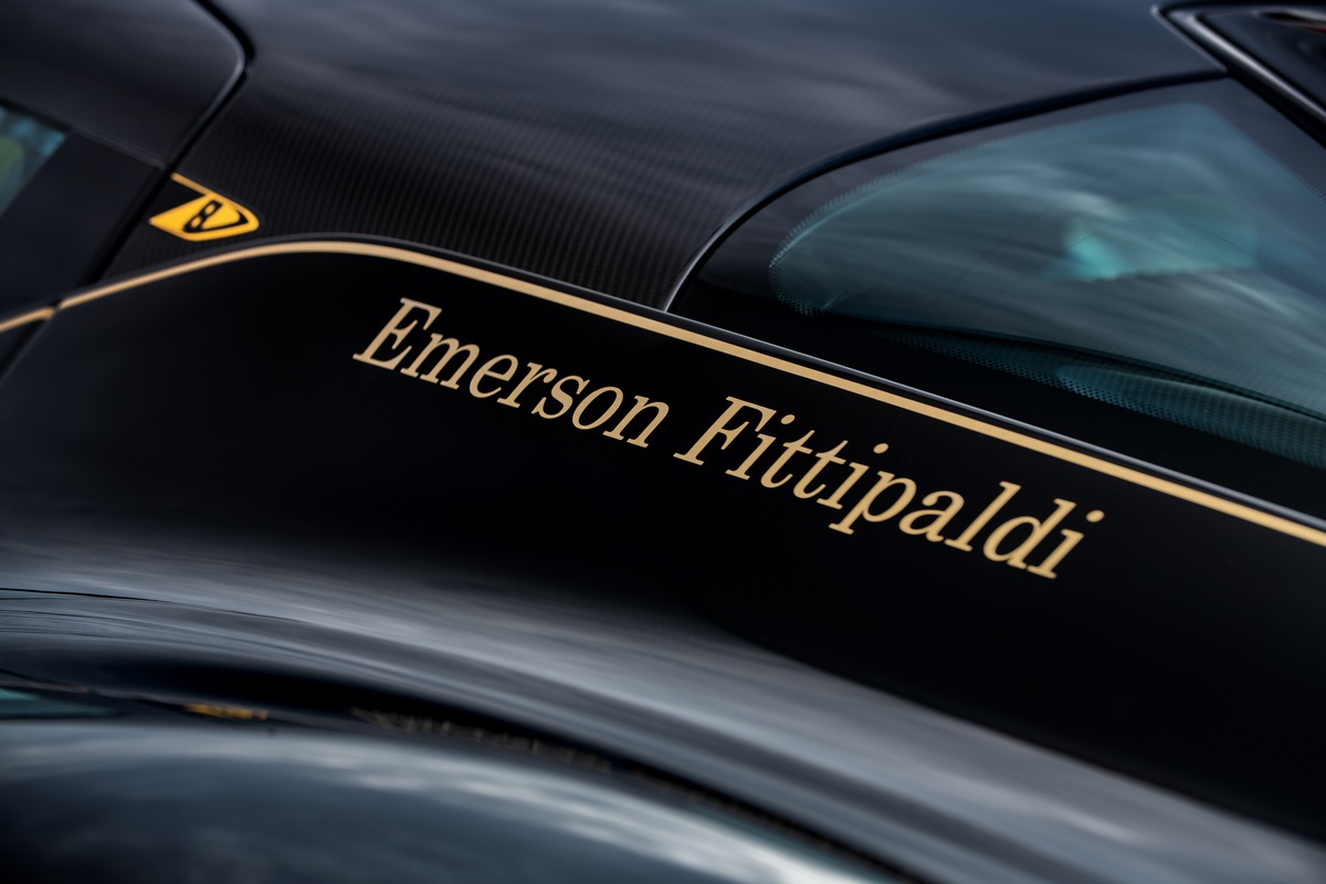 Détails de la Lotus Evija "Emerson Fittipaldi"