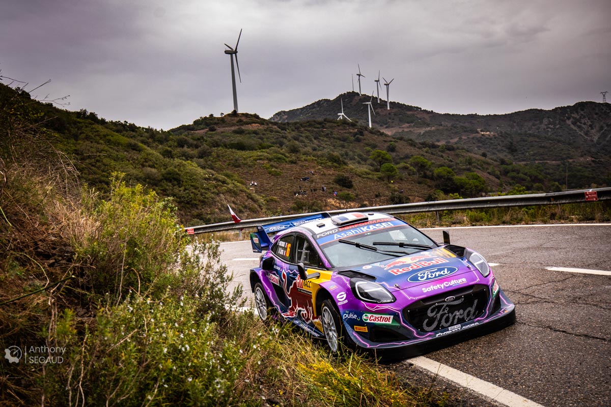 Adrien Fourmaux au Shakedown du Rallye de Catalogne 2022