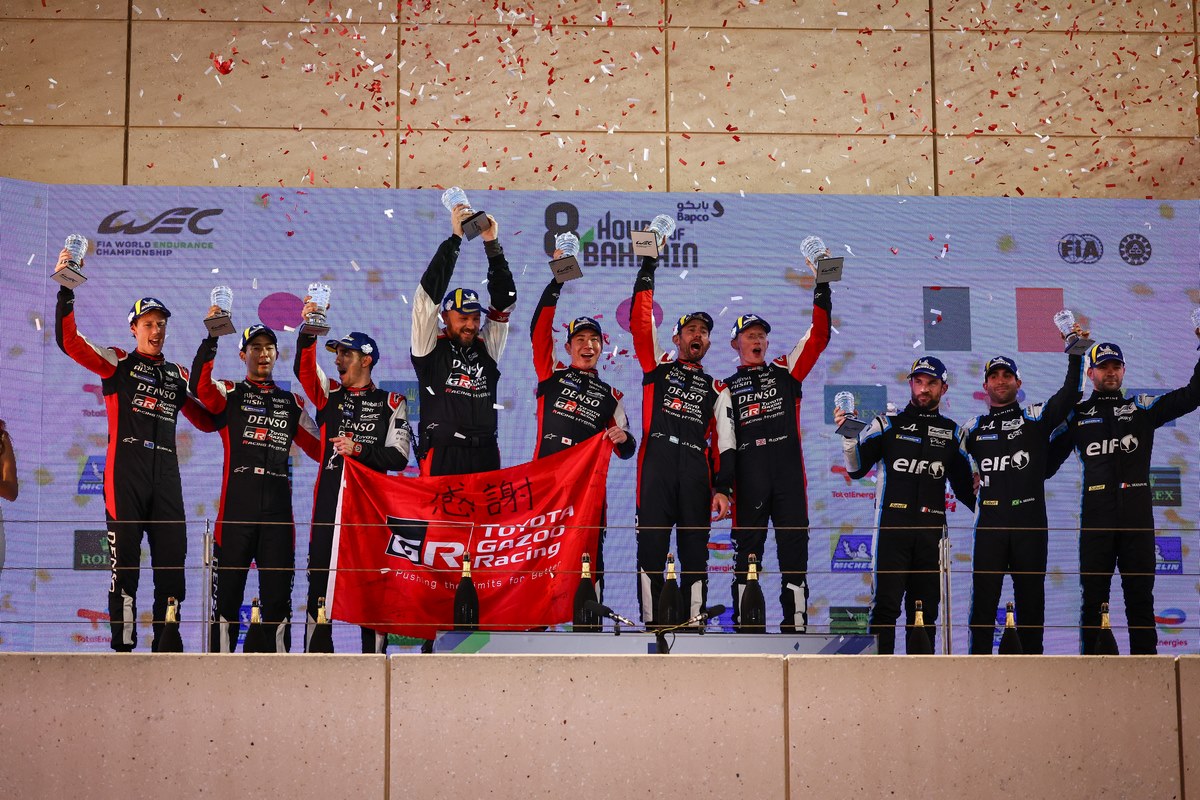 Le podium HYPERCAR aux 8 Heures de Bahreïn