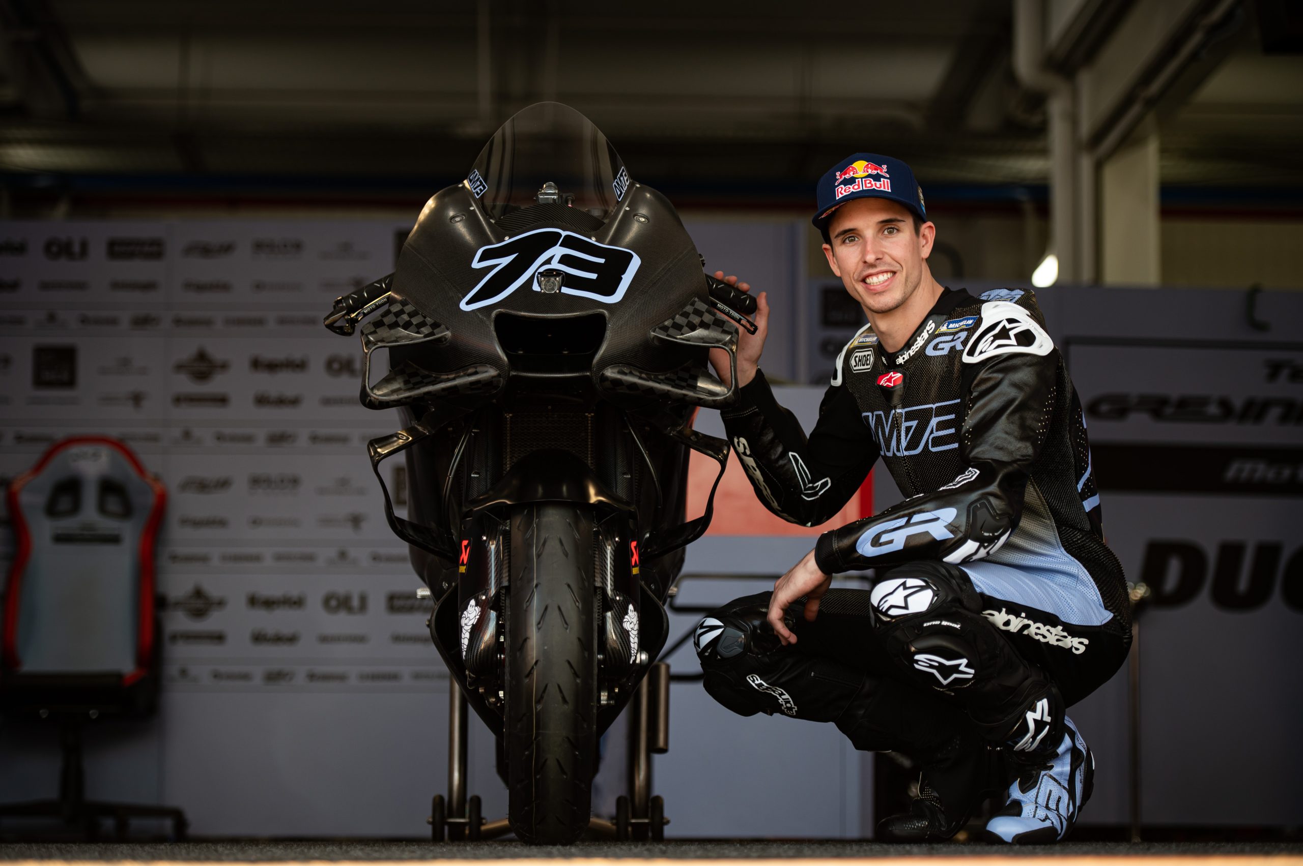 Alex Marquez avec la Gresini Ducati