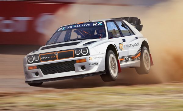 La Lancia Delta Evo-e pour la finale du WRX au Nürburgring