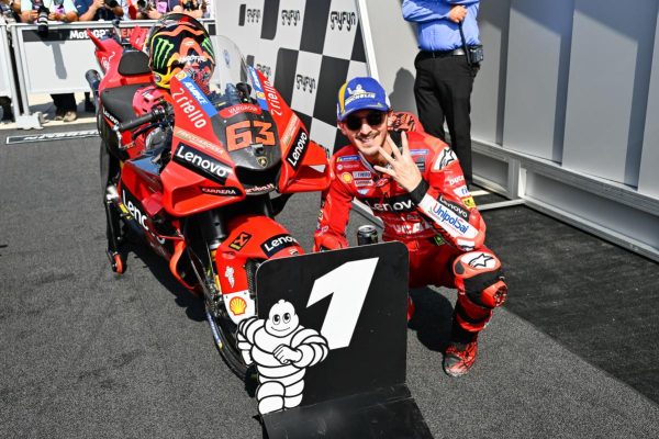 Francesco Bagnaia et ses six numéros en compétition
