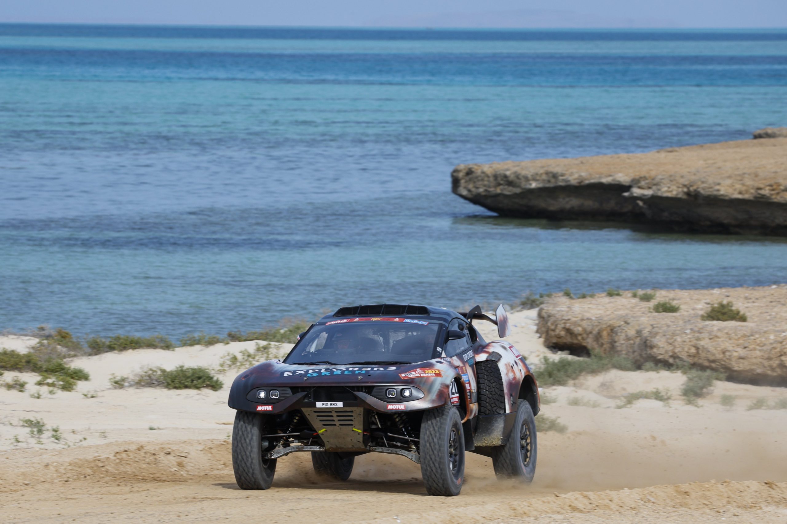 Guarlain Chicherit sur le Hunter du GCK Motorsport au Dakar 2023