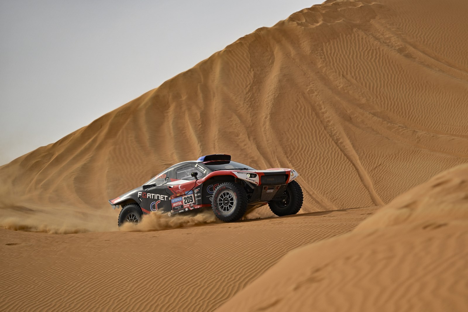 Mathieu Serrardori sur l'étape 12 du Dakar 2023
